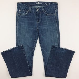 7 For All Mankind Bootcut "A" Pocket Jeans Dark 26